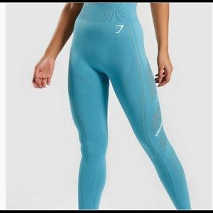 Gymshark Flawless Knit Leggings Teal